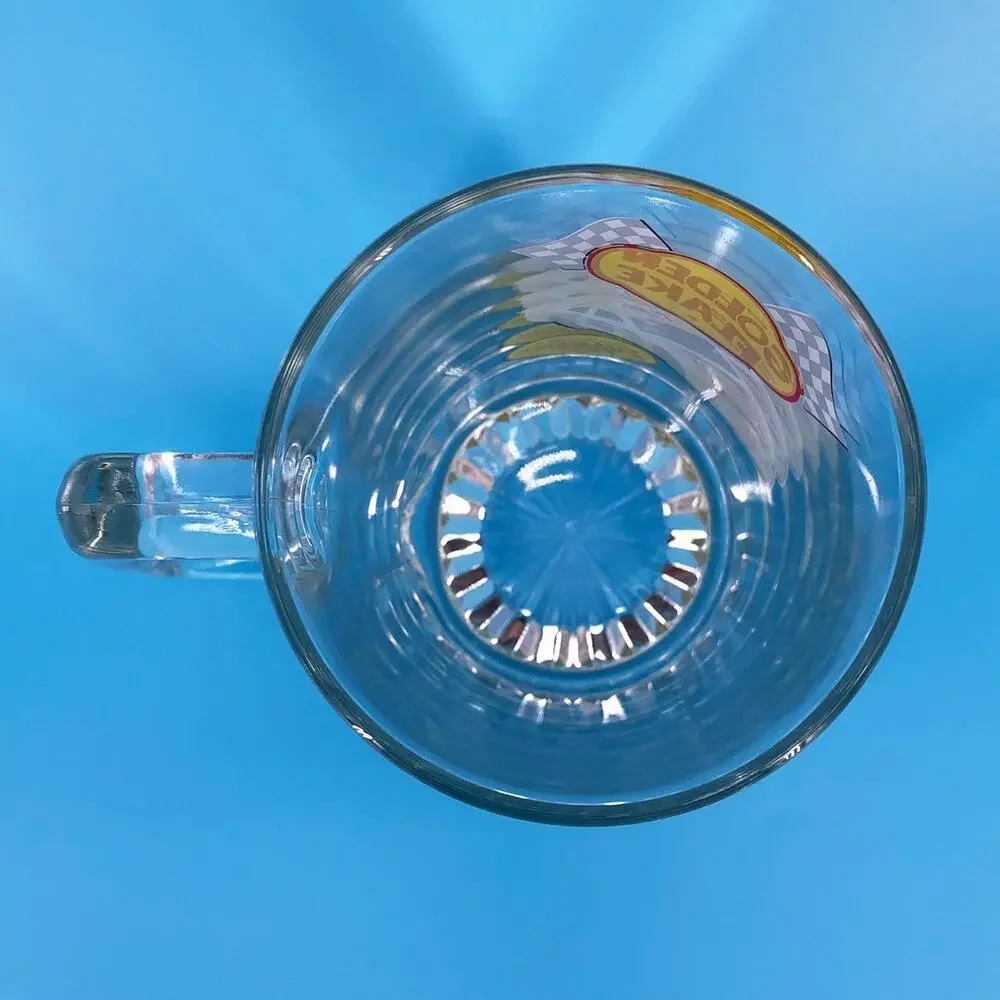 glass beer mug Golden flake Talladega Super Speedway 2000s vintage